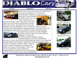 DIABLO CARS website
