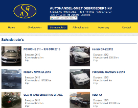 Autohandel-Smet Gebroeders NV website
