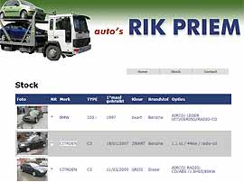 AUTO'S RIK PRIEM website
